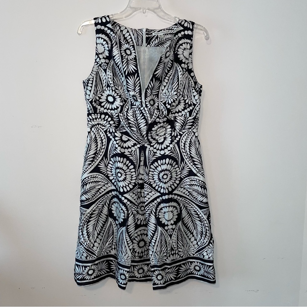 Banana Republic Silk Floral Sleeveless Midi Dress Size 8